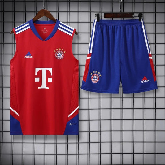 ENSEMBLE DÉBARDEUR BAYERN MUNICH ROUGE & BLEU 23/24