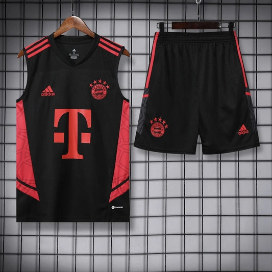ENSEMBLE DÉBARDEUR BAYERN MUNICH NOIR & ROUGE 23_24