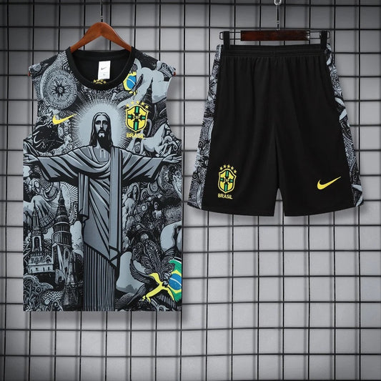 ENSEMBLE DÉBARDEUR BRÉSIL CONCEPT STATUE RIO 2024