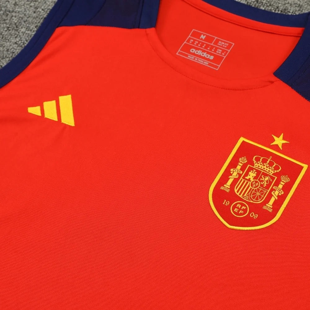 ENSEMBLE DÉBARDEUR ESPAGNE ROUGE 2024